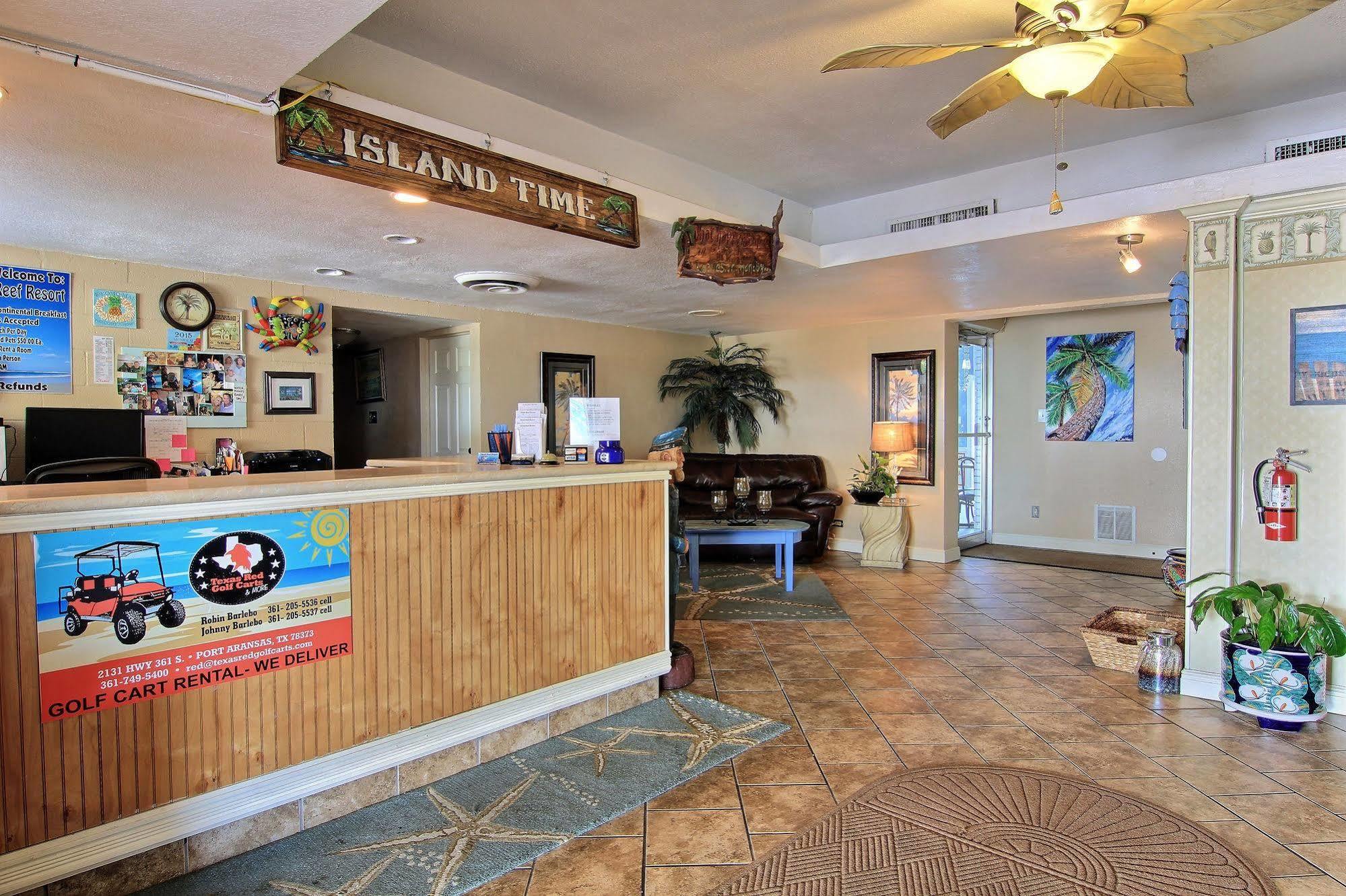 Shark Reef Resort Motel & Cottages Port Aransas Bagian luar foto
